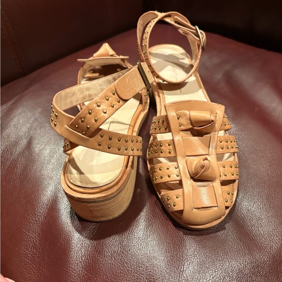 INC International Concepts Studded Leather Sandals 9 / 39 - Picture 4 of 6